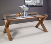 Mesa X Madera Caoba (200 x 105 x 76 cm.)