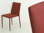 Pack de 2 Sillas simil piel roja (41X60X94)