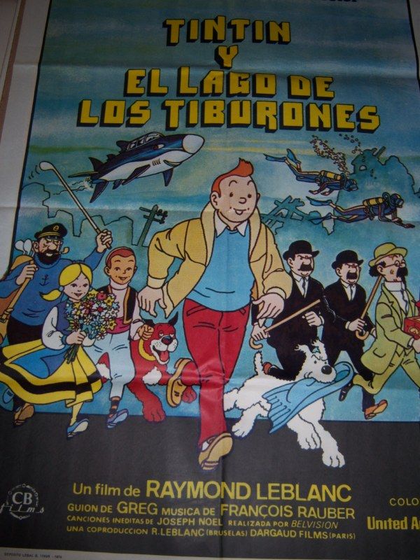 tintin y el lago de los tiburones | Carteles de cine
