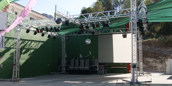 Montaje de escenarios