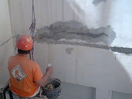 Reparación de patios interiores