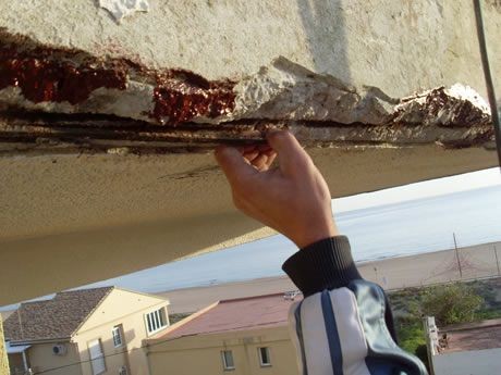 Reparación de cornisas de balcones